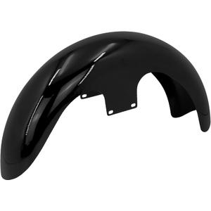 HDBUBALUS 21" Motorcycle Front Fender Mudguards for 130 / R21 Tire Fit for Harley Bagger Touring Road King Electra Glide Street Glide FLHR FLHX (Gloss Black)