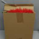 Hillban 6 Pcs Halloween Red Demon Costume for Women Set Include Sequin Red Horns Headband Tail Bowtie Wings Long Gloves Fork Demon Costume for Women Girls Men Kids Accessories Cosplay