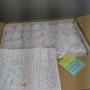 LZHOME Hexagon LED Garage Light: Super Bright 40000LM Honeycomb Garage Light, 8 Hex DIY Hexagon Led Lights for Gym Basement Hair Salon