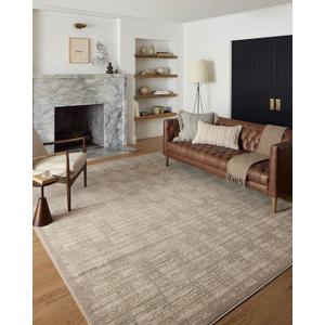 Loloi Darby Collection DAR-07 Pebble/Sand 2'-7" x 4' Accent Rug