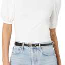 Amazon Essentials Women's Classic-Fit Puff Short-Sleeve Crewneck T-Shirt (Large)