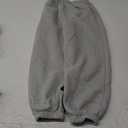 Women's Casual Fleece Sweatpants High Waisted Cinch Bottom Lounge Baggy Joggers Pants M