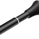 ALLZONE Premium Spring Tension Rod, Shower Curtain Rod, Black, 44-74Inch