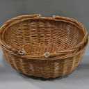 Wicker Picnic Baskets with Handles.Kingwillow. (Natural) (14.17"Lx11.81"Wx5.51"H)