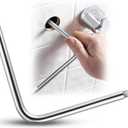 Enhon Faucet Seat Wrench, Compatible with Danco 80439 Faucet Removal Tool, For Use to Install Faucet Compression Seats, Hex or Square Steel Faucet Seats Tool, 2 Sided Wrench Configuration