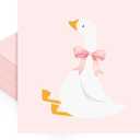 50 Pcs One Silly Goose Paper Napkins Pink Bow Goose Disposable Napkins Cute Luncheon Dinner Napkin for Birthday Baby Shower Party Table Supplies