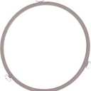 7.4" Microwave Turntable Ring with 16 mm Rollers, Microwave Oven Tray Support, Glass Plate Rotating Roller Ring, Ring Outer Diameter 7.4 inch (18.8 cm), Roller Height 16 mm