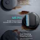 Lefant LiDAR Robot Vacuum and Mop, 18000Pa Suction, PSD 2.0 Obstacle Avoidance, All-in-One Robot Vacuum 120 Day Self-Emptying, Self Cleaning Roller Mop, Auto Drying, Supports 2.4G/5G WiFi, M5 Pro