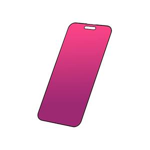 EGKimBa Privacy Screen Protector compatible with iPhone 16, 6.1 inch Gradient Colorful Electroplated Anti-Spy Anti-Blue Light Easy Installation Tempered Glass
