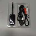 Premium Pro Bluetooth 5.4 Transmitter Receiver,Airplane Audio Adapter,Wireless Transmitter for TV/Travel Flight,Airline,Gym.Compatible with 2 AirPods/Headphones,Bluetooth Receiver for Car/Home Stereo (Black)