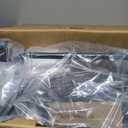 T1 Double Pet Stroller for 2 Small Dogs or Cats Lightweight Foldable Double Cat Stroller with Detachable Carrier (Black)