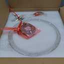 Durent Lighting Modern Semi Flush Mount Ceiling Light, Gold Close to Ceiling Light Fixture with Seeded Glass Shade for Hallway, Kitchen, Bedroom, Foyer and Dining Room(3 Light)