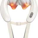 Bear Shiatsu Neck and Back Massager with Heat: Cordless Deep Tissue Neck Shoulder Massager for Pain Relief Portable 4D for Home Office & Car Use - Gifts for Women Men Mom Dad