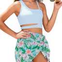 Evensu Girls Swimsuits 3 Piece Cutout Bikini for Teens Adjustable Straps Quick Dry Bathing Suit with Cover Ups 14Y