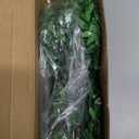 4 Pack St. Patrick's Day Shamrock Wreaths for Front Door 17" x 9" Spring Lucky Green Clover Irish Door Wreath Decor, Rustic Farmhouse Wall Hanging for Festival, Mantel, Party Decoration