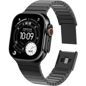 KADES Stainless Steel Band Compatible for Apple Watch Band Ultra 3/2/1 49mm Series 11/10 46mm/42mm Series 9/8/7 45mm/41mm Series SE/6/5/4 44mm/40mm Series 3/2/1 42mm/38mm