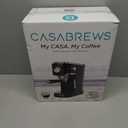 CASABREWS CM5418 Espresso Machine 20 Bar, Stainless Steel Espresso Maker with Milk Frother, Compact Cappuccino Machine for Home, Small Espresso Coffee Machine for Latte, Black