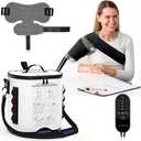 Cold Therapy Machine with Programmable Timer, Portable-Ice Machine-for-Shoulder-After-Surgery, Shoulder Replacement Recovery System, Cryotherapy Pain Relief w/Compression Pad