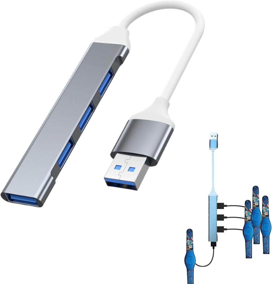 MultiCharger for MagicBand+, MagicBand+ Compatible, Disney World Essentials, Disneyland Essentials, Cruise Essentials - Magic Band Charger (USB-A)