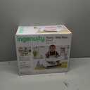 Ingenuity Baby Base 2-in-1 Booster Feeding and Floor Seat with Self-Storing Tray - Peony