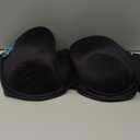 Bali Women's One Smooth U Strapless, Ultimate Stay in Place, 7-Way Multiway Underwire Bra, Full Coverage (40D, Black)