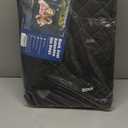 URPOWER Back Seat Extender for Dogs - Large Hard Bottom Dog Car Seat Cover Holds 550 Lbs, Waterproof Comfortable Dog Hammock Pet Bed with High-Density Foam Non-Slip Backseat Protector for Cars, SUVs (Black)