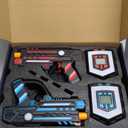 Squad Hero Rechargeable Laser Tag 360 Sensors + LCDs - Set of 4 - Birthday Gift Ideas for Kids Teens & Adults Boys & Girls Family Fun - Cool Teenage Lazer Group Activity, Teen Gifts Ages 8+ Year Old
