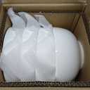 DOWAN 22 OZ White Ceramic Bowls Set of 4 - Perfect for Soup Bowls for Kitchen, Cereal Bowl, Ramen Bowl, Microwave Safe for Oatmeal, Fruit,Salad and Rice Bowl - Dishwasher & Microwave Safe