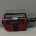 Weatherx WR383R with Flashlight Solar Handcrank Weatherband AM/FM Radio - Red/Black