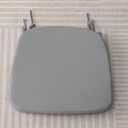Chair Pads for Dining Chairs, Kitchen Chair Cushions with Ties, Waterproof Seat Cushions U Shaped Memory Foam Seat Pads Grey XL 1pcs
