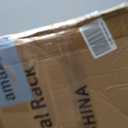 Himix Storage Shelves with 20 Hooks, 4-Tier Foldable Shelves for Storage, Folding Shelf Unit Pantry Shelves with Wheels, Metal Shelving Storage Rack Shelf for Kitchen Garage Home, Black - No Assembly