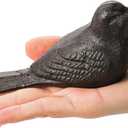 ZOOFOX 3 Pack Cast Iron Door Stopper, Decorative Door Stop, Heavy Duty Rustic Bird Door Stop Wedge for Carpet, Tile, Concrete or Wooden Floor