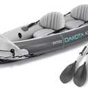 INTEX 2-Person Inflatable Kayak Set, Dakota K2 with 86in Oars and Pump