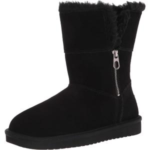 Koolaburra by UGG Women's Short Mid Calf Boot (Black)
