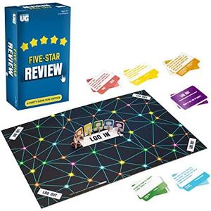 University Games, 5-Star Review Party Game, The Game of Crazy Reviews, for 2 or More Players Ages 12 and Up
