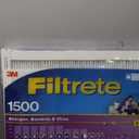 Filtrete 16x25x1 Air Filter MERV 12, MPR 1500 Certified Asthma & Allergy Friendly 2-Pack, AC Furnace HVAC Filters for Home, 3-Month Pleated Electrostatic (Actual Size 15.69 x 24.69 x 0.78 in)