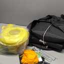 Happybuy Inflatable Movie Screen 20FT, Outdoor Projector Screen with 350W Air Blower, Oxford Fabric Blow-Up Screen for Front/Rear Projection