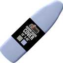 GORILLA GRIP The Original Ironing Board Cover and Pad, Silicone Coating, 400F Scorch Resistant Thick Padding, Heavy Duty Iron Covers Standard Boards, Hook and Loop Fastener Strap, Blue 18x49