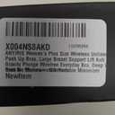 Plus Size Wireless Bras for Women No Underwire Push Up Bra Unlined Plunge V Large Breast Minimizer Bras (Beige)