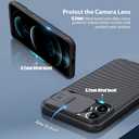 Nillkin Compatible for iPhone 13 Pro Max Case, CamShield Pro Series for iPhone 13 Pro Max 5G 2021-6.7" Black Case with Slide Camera Protection Cover, Slim Privacy Protective Case