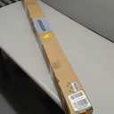 1 Inch Curtain Rods 72 to 144 Inches (6 to 12 ft) Telescoping Single Drapery Rod, USFOOK Heavy Duty Curtain Rods for Windows with Silver Decorative Translucent Finials