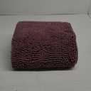 Ultra Soft Texture Chenille Plush Bath Rugs Floor Mats, Bath Rug Non Slip Microfiber Door Mat for Kitchen/Entryway/Living Room (24 x 58 inches, Burgundy) 