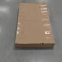 CUYOCA 45.3 Inches Storage Ottoman Bench Foldable Seat Footrest Shoe Bench End of Bed Storage with Flipping Lid, 166L Storage Space, Linen Fabric Dark Gray