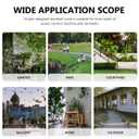 Distribution Protection Box, 2 Way Outdoor Electrical Box with Transparent Cover IP65 Ideal for Wall Circuit Breaker Indoor and Outdoor Use (White)