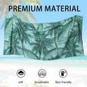 30" x 67" Sand Free Beach Towel, Quick Dry Bath Towel,Thin Lightweight Pool Towels, Swim BeachTowels for Women,Adults Travel Beach Accessories Vacation Essentials Gift (New Coconut Tree)