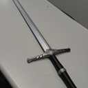 Full Size Medieval Foam Practice Sword Prop for Cosplay LARP Costume Halloween Wild Hunt