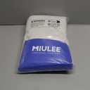 MIULEE Natural White Linen Curtains 80 Inch Length 2 Panels for Bedroom Living Room, Soft Thick Linen Textured Window Drapes Semi Sheer Light Filtering Back Tab Rod Pocket Burlap Look Decor