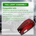Lochnchn LED Tail Light Assembly Compatible with 2019-2024 GMC Sierra 1500/2500HD/3500HD,Left Driver Side Taillights Rear Lamp with Signature Brake Light Replace# 84565921 GM2800310