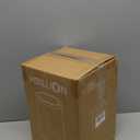 Mbillion Small Trash Can with Swing Lid 4 Gallons/15 Liter, Mini Trash Can with lid, Stainless Steel Cylindrical Garbage Can for Home and Office, for Ground and Desktop(Brushed Silver)