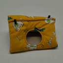 Rypet Winter Warm Bird Nest House - Hanging Hammock Velvet Shed Hut Cage Plush Fluffy Birds Hideaway Sleeping Bed Fuzzy for Parrot Parakeet Cockatiels Budgies Lovebird SmallYellow (Small (Pack of 1)